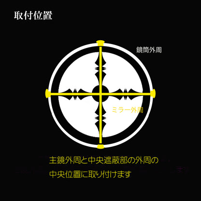 口径200㎜ KENKO SE-200Nニュートン専用バイナリー・ホログラム・アポタイザー　